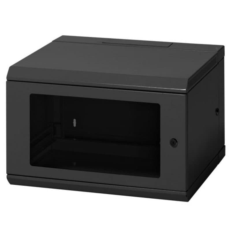 Rack girevole da parete 19" 12U nero profondità 420mm - RONDSON RON-02335