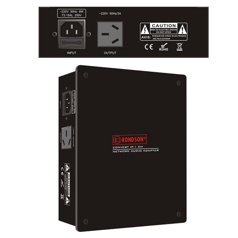 Convertitore audio analogico-TCP/IP 1 canale per AM IP SOFTWARE - RONDSON RON-02400