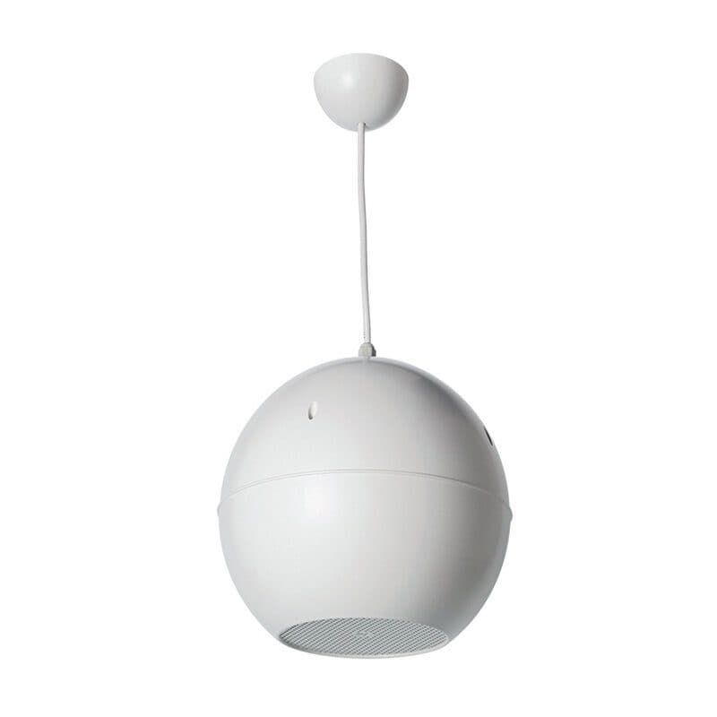 Diffusore sferico sospeso 100V 5" 10/5/2,5W bianco - RONDSON RON-02796