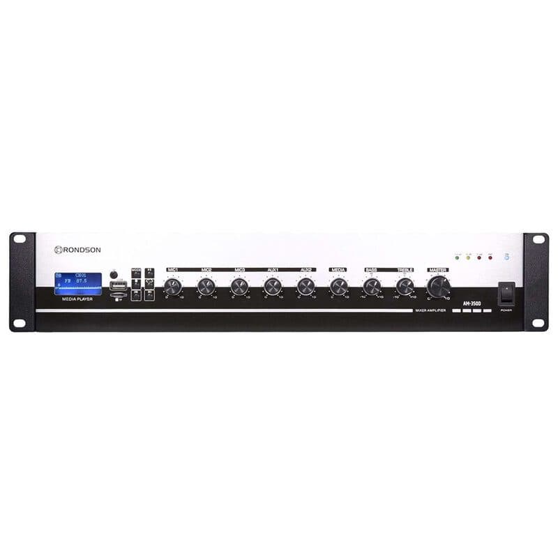 Amplificatore mixer 350W 70/100V USB TF Bluetooth FM - RONDSON RON-02853
