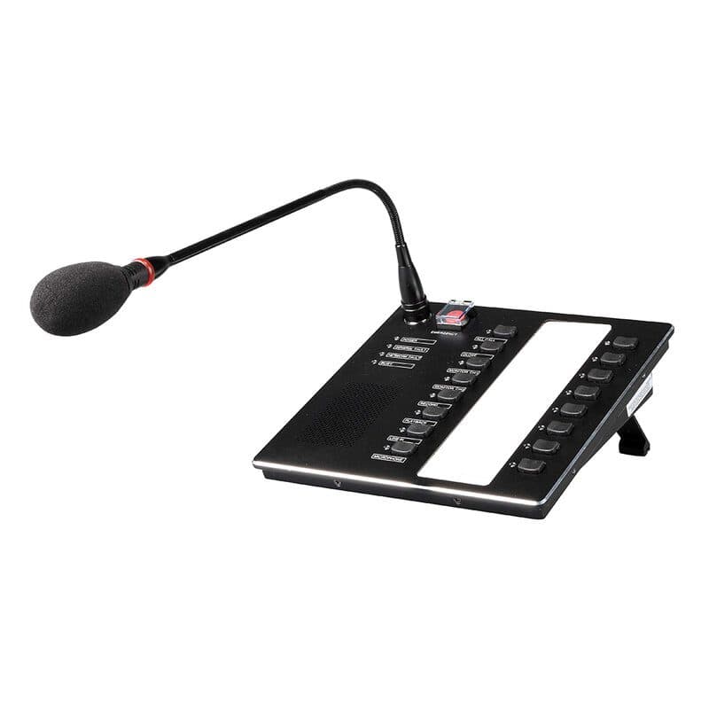 Stazione microfonica remota 8 tasti EVA-3000 EN 54-16 - RONDSON RON-02946