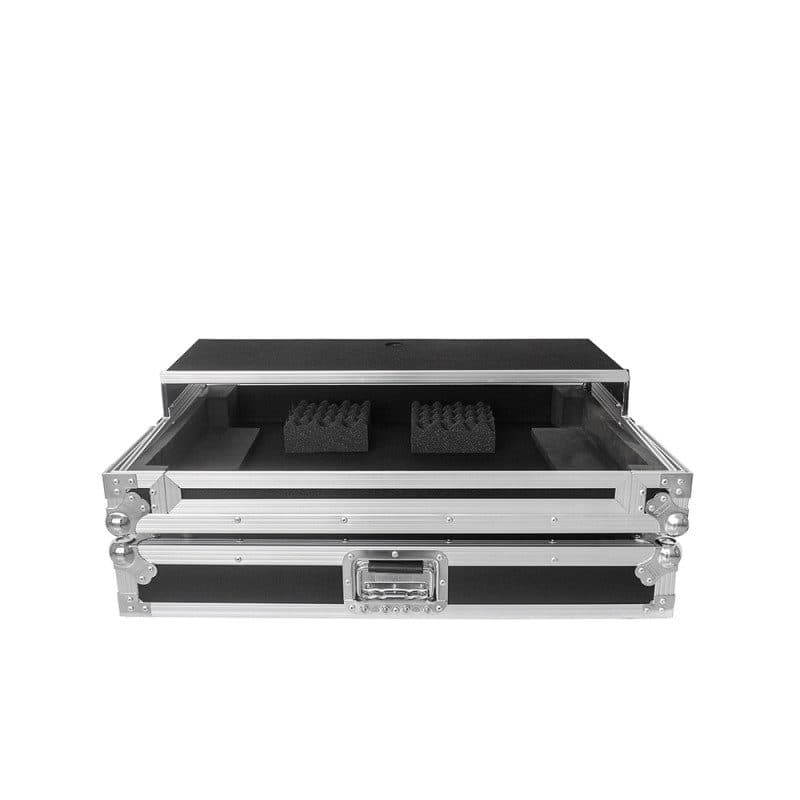 Flight case legno multistrato per Denon DJ Prime 4 con tablet - POWER FLIGHTS SOG-0751_FC_PRIME_4DS