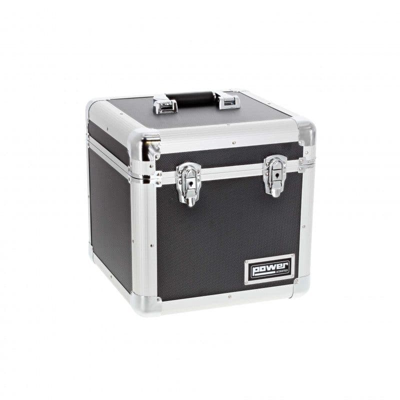 Valigia in alluminio per 100 vinili 360x330x350mm - Power Flights SOG-0760_FLREC_100BL