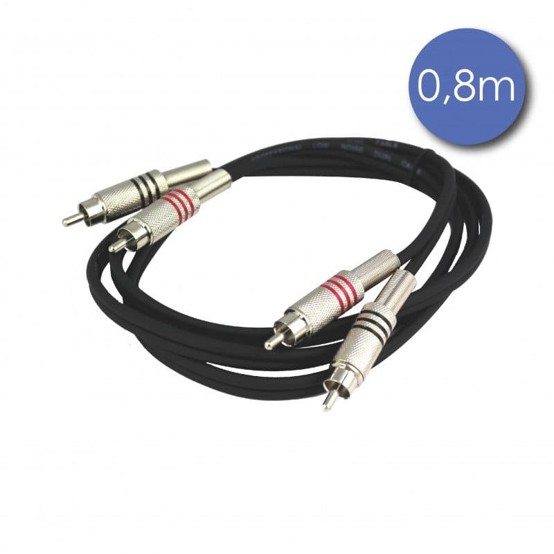 Cavo RCA maschio - RCA maschio 0,8 m - Power Acoustics CAB 2164