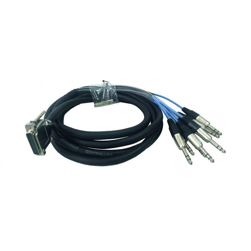 Cavo DB25 maschio / 8 jack bilanciati 6,35 mm 3m - POWER STUDIO DBCAB 1002