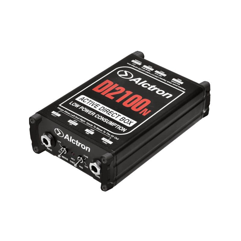 DI box attiva doppio ingresso jack 6,35 mm - ALCTRON SOG-2700_DI_2100_N