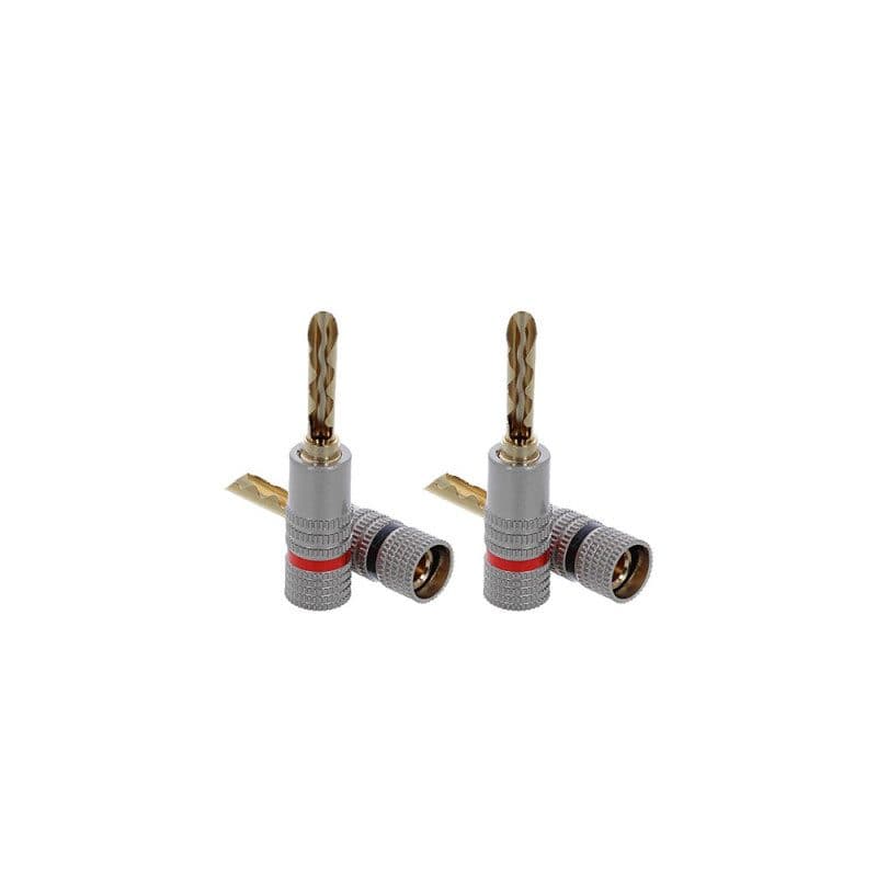 Set connettori a banana diffusori metallo - Enova HIFI FBAB 200 LUXE