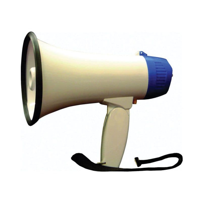 Megafono 5W portata 500m con registrazione interna - POWER ACOUSTICS MEGAPOWER 5R