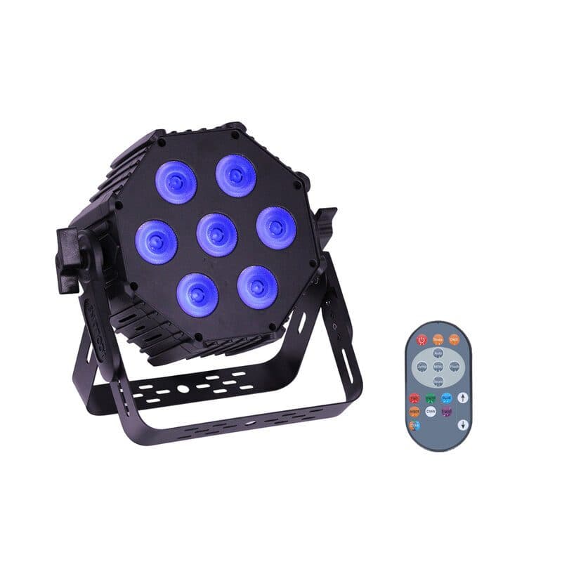 Proiettore PAR STAGEPAR slim 7x30W HEXA UV 35° DMX - J.COLLYNS SOG-5751_STA_PAR7X30H