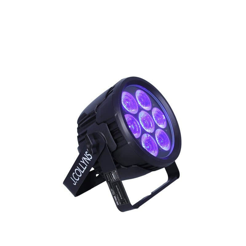 Proiettore wash IP65 PAR LINK 718 7 LED 20W 6-in-1 RGBWYP DMX - J.COLLYNS SOG-6840_IPPAR_718LINK