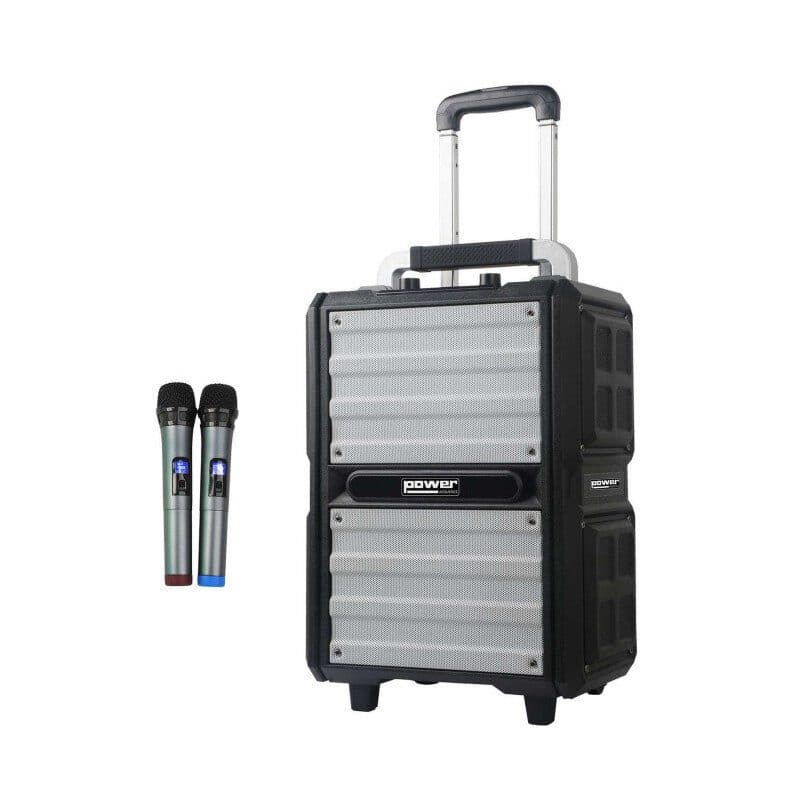Sistema audio portatile a batteria con 2 microfoni UHF wireless - Power Acoustics SOG-7510_FUNMOVE_250