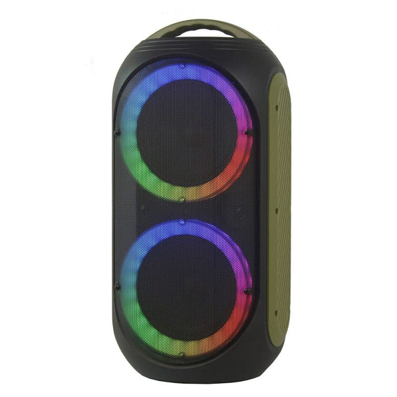 Sistema audio portatile Bluetooth LED con karaoke - Power Acoustics SOG-7510_GOZIKLED_GR