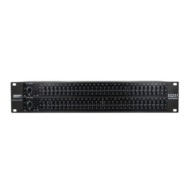 Equalizzatore grafico stereo 2x31 bande rack 19" 2U - POWER ACOUSTICS SOG-7721_EQ_231