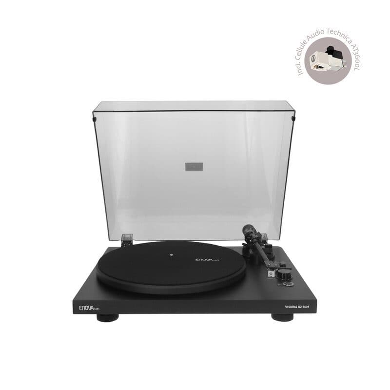 Giradischi a cinghia nero opaco USB Bluetooth - ENOVA HIFI SOG-9115_VISION4_G2BLM