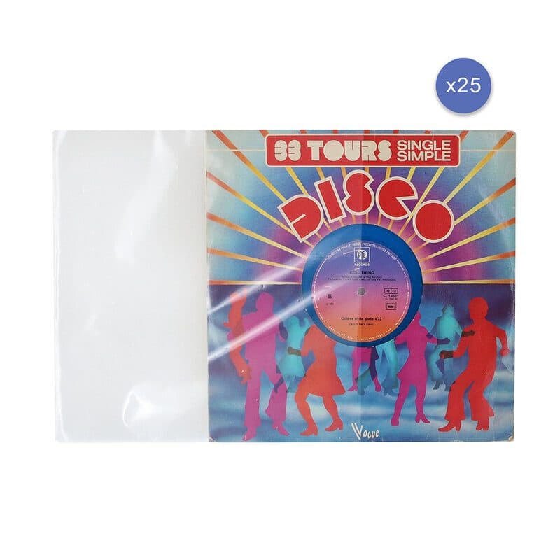 Custodie vinile 33 giri confezione 25 pz - ENOVA HIFI PEV 25 33T