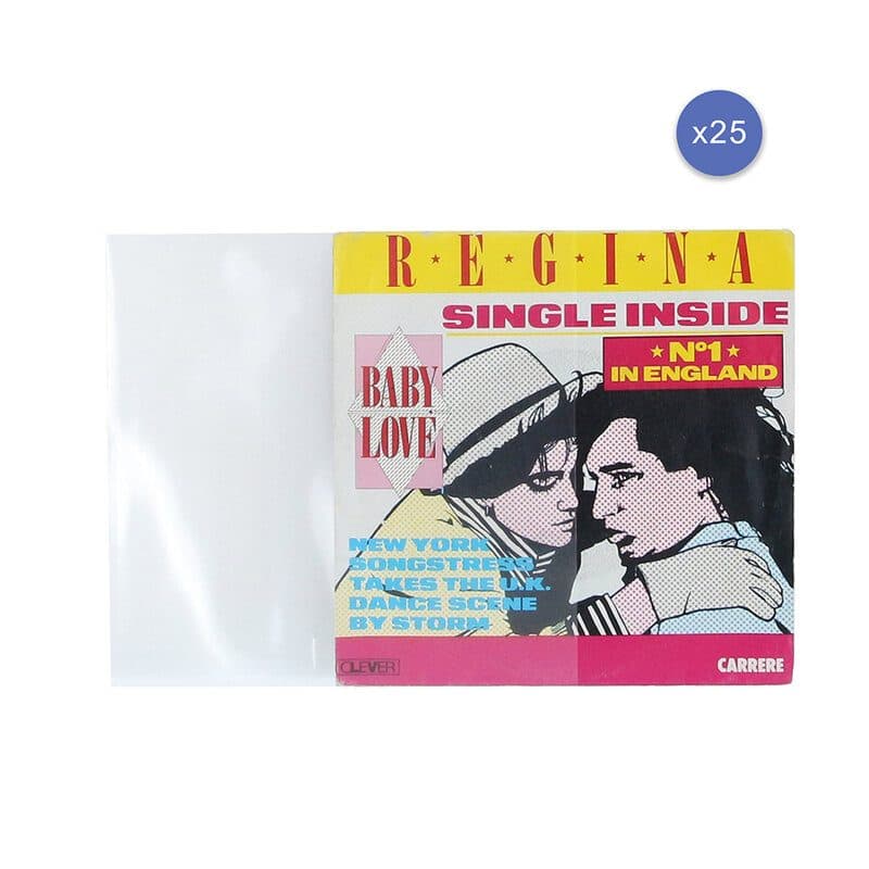 Custodie vinile 45 giri confezione 25 pz - ENOVA HIFI PEV 25 45T