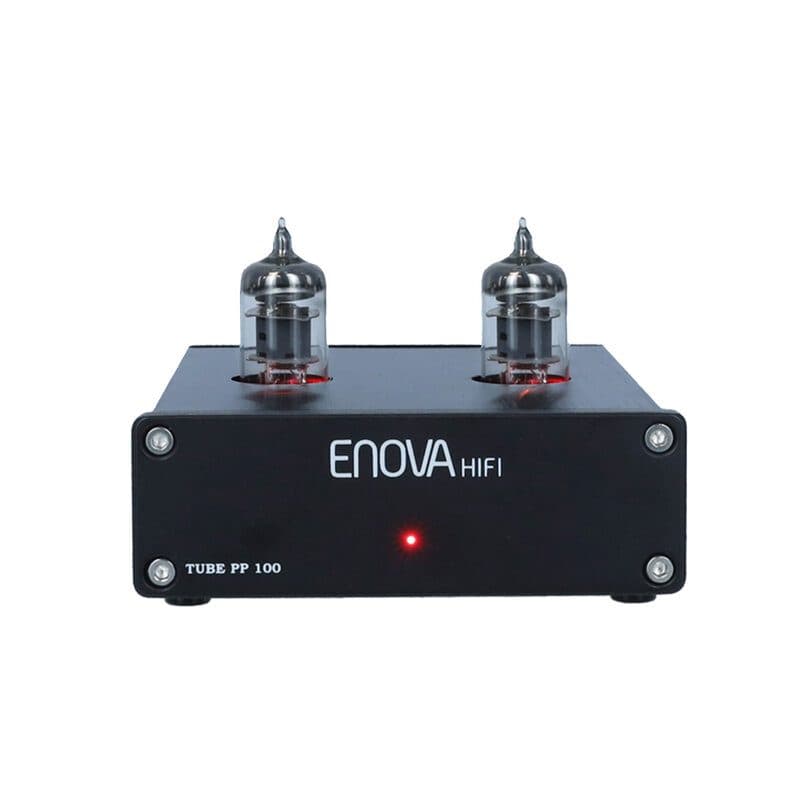 Preamplificatore phono valvolare RCA GND testina MM - ENOVA HIFI TUBE PP 100