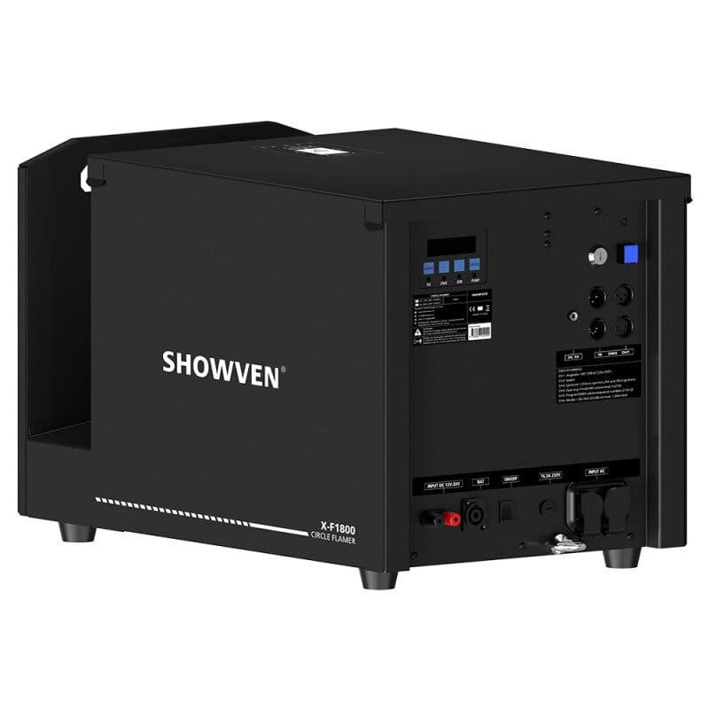 Macchina effetti fiamma rotante 210° 8-10m DMX - Showven SPK-CIRCLE-1800