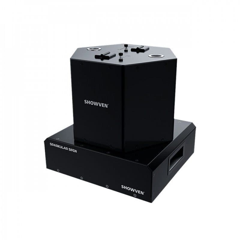 Macchina scintille rotante bidirezionale DMX 2/4 wireless - SHOWVEN SPK-SPIN