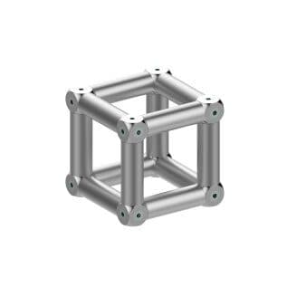 Cubo di giunzione 25 cm 8 dadi per tralicci P25 - TRABES UNI-C25Q 8