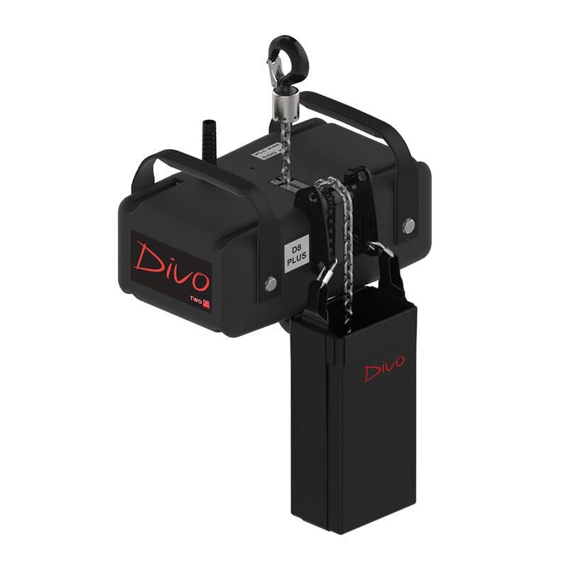 Divo TWO COMPACT 500Kg D8Plus 4m/min 15m di catena - UNI-DMI500-15