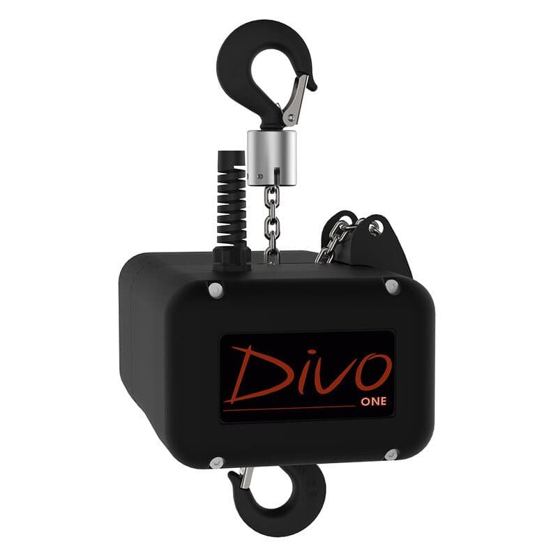 Paranco elettrico a catena 250kg catena 10m ONE 250 D8+ - DIVO UNI-DSE250-10