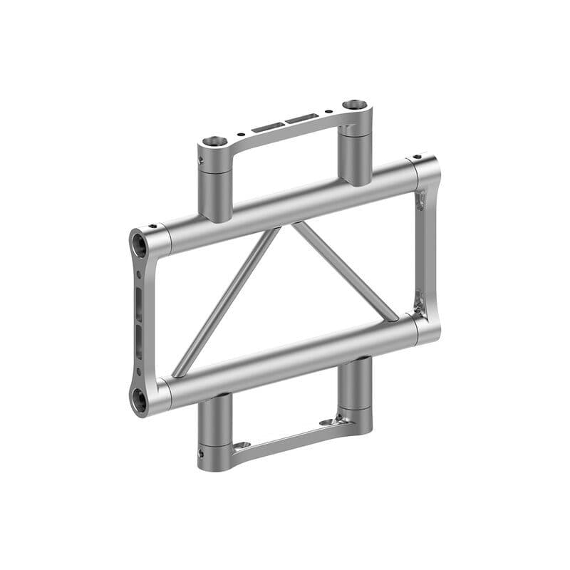 Angolo traliccio sezione piana 25 cm, 4 vie a X orizzontale - Trabes UNI-P25L 4XP