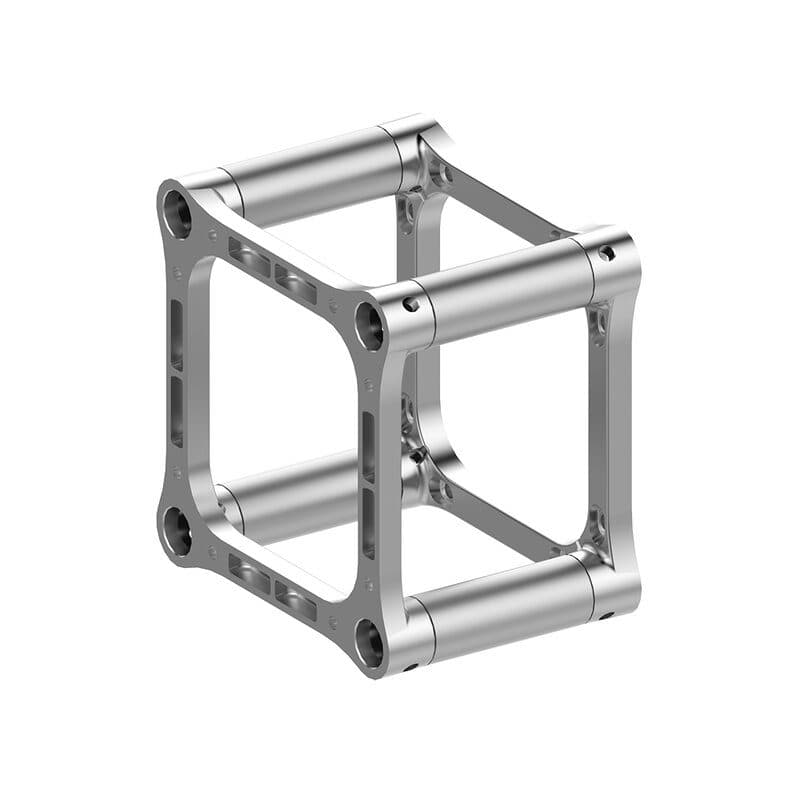 Traliccio quadrato 25 cm 12,5 cm alluminio - Trabes UNI-P25Q 0125