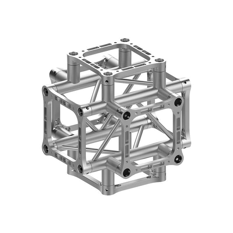 Angolo traliccio 6 vie sezione quadra 25cm - Trabes UNI-P25Q 6X