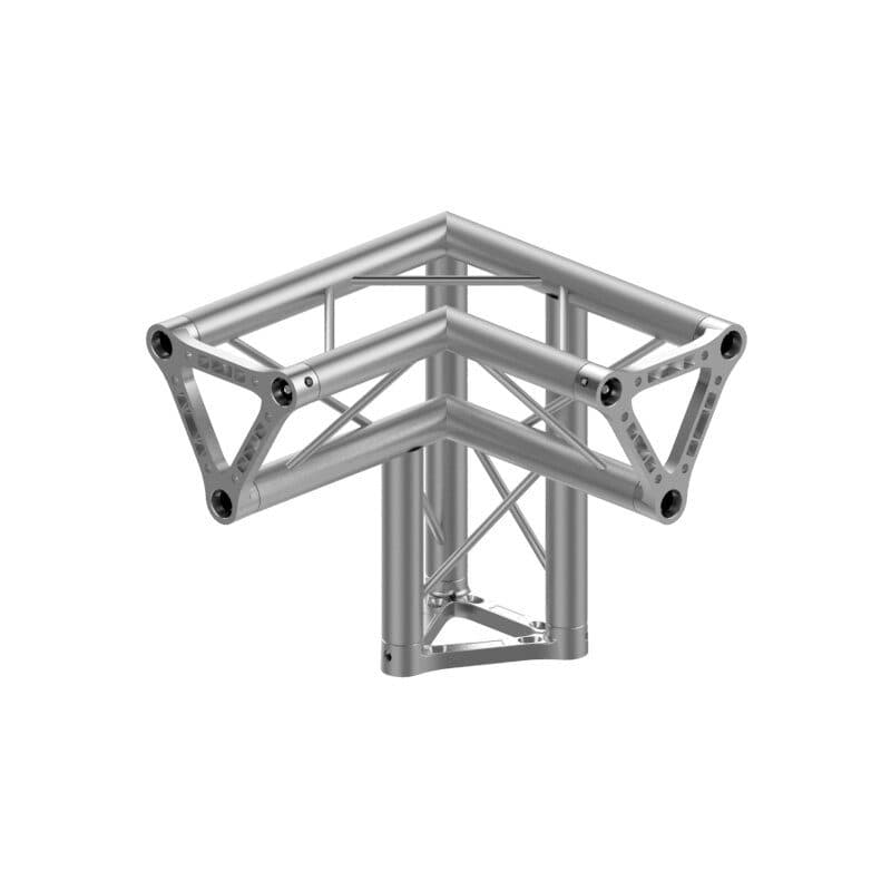 Angolo traliccio triangolare 3 vie 90° sinistro 25 cm - TRABES UNI-P25T 3L90LL