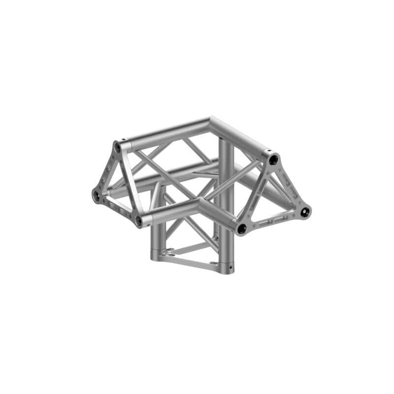 Angolo traliccio triangolare 3 vie 90° vertice destro 25 cm - TRABES UNI-P25T 3L90R