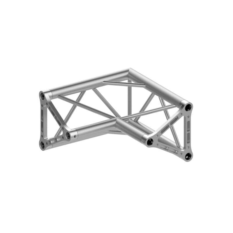 Angolo traliccio triangolare 29 cm 2 vie 90° vertice interno - Trabes UNI-P30T 2L90I