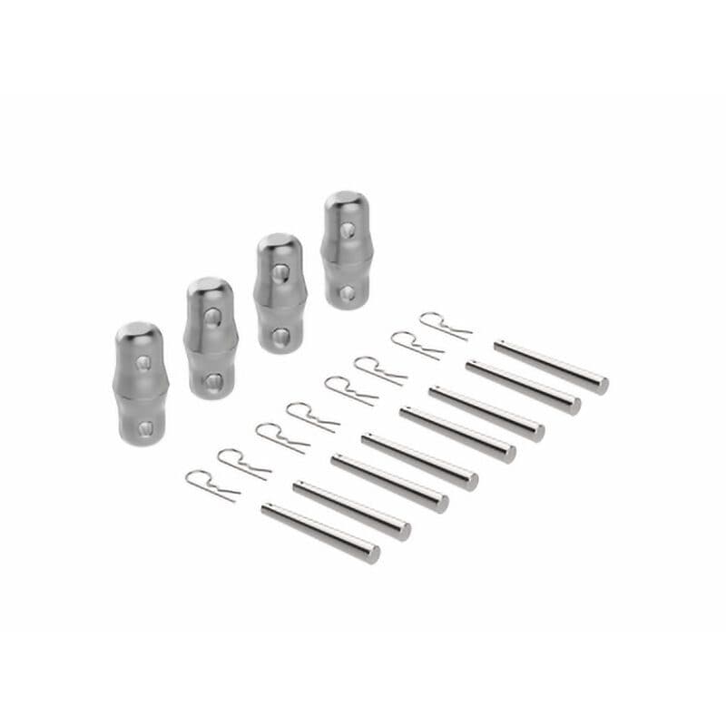Kit giunzione rapida con 4 spigot, 8 pin e 8 copiglie - Trabes UNI-PQ KS