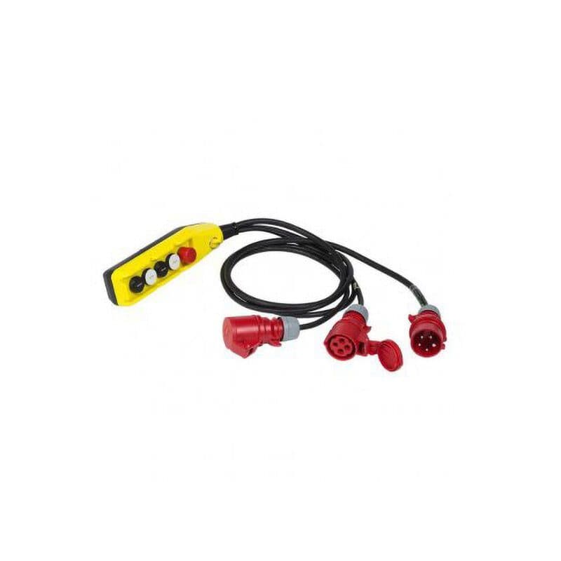 Pulsantiera con cavo controllo paranco 2 canali 400V - TRABES UNI-SMC02