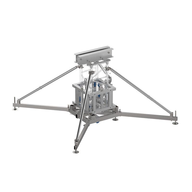 Kit torre sezione 40 carrello 56 base top portata 1200 kg - TRABES UNI-T40Q 56R