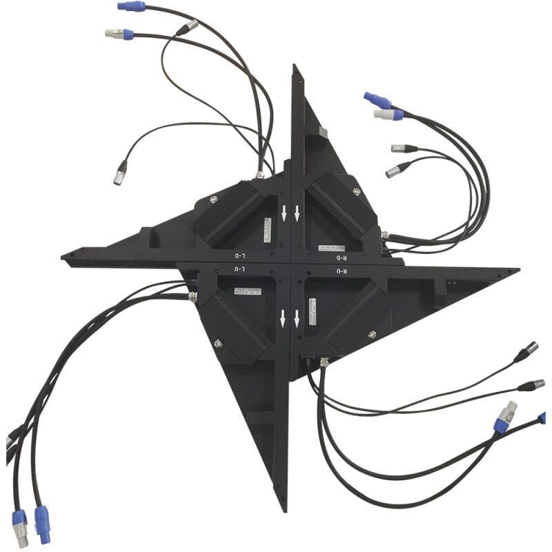 Display LED triangolo rettangolare P2.6 indoor full black SMD1515 - YES TECH YES-P2.6MG14I20