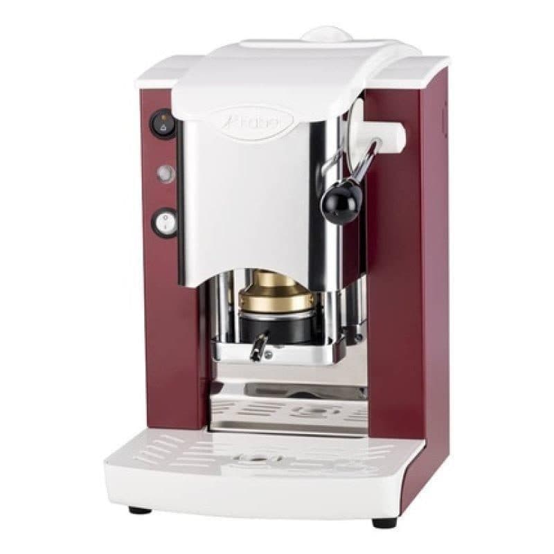 Macchina da caffè a cialde Plast Slot inox borgogna ABS bianco - SIBORBBASOTT