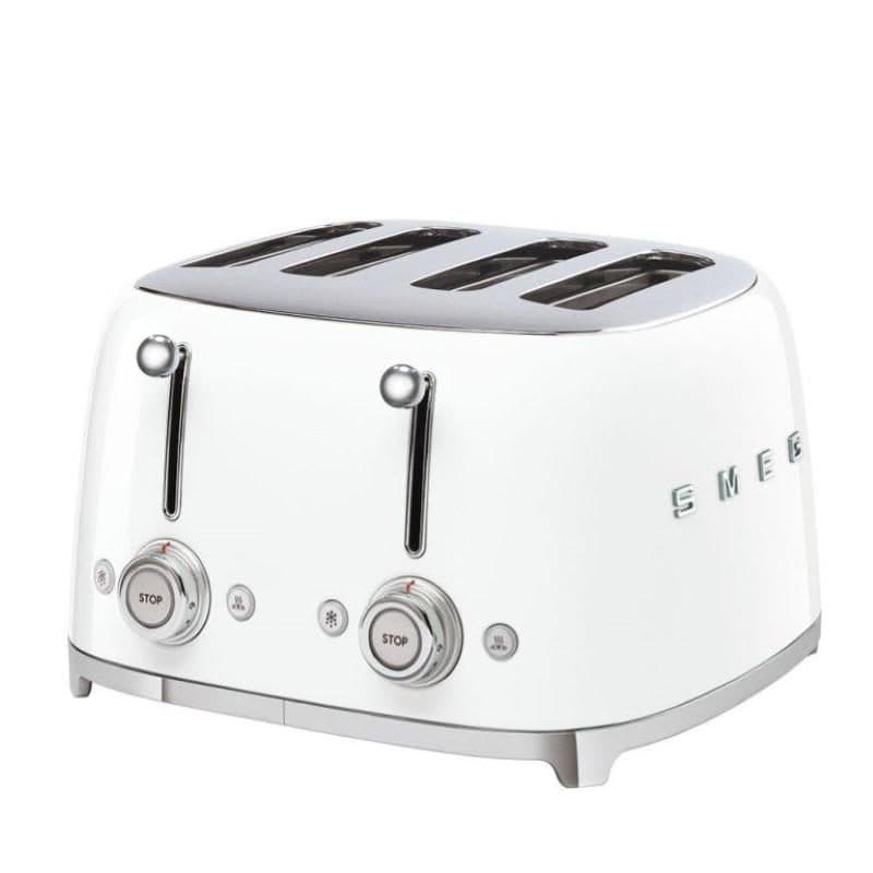 Tostapane 4 slot 50's Style bianco lucido - TSF03WHEU