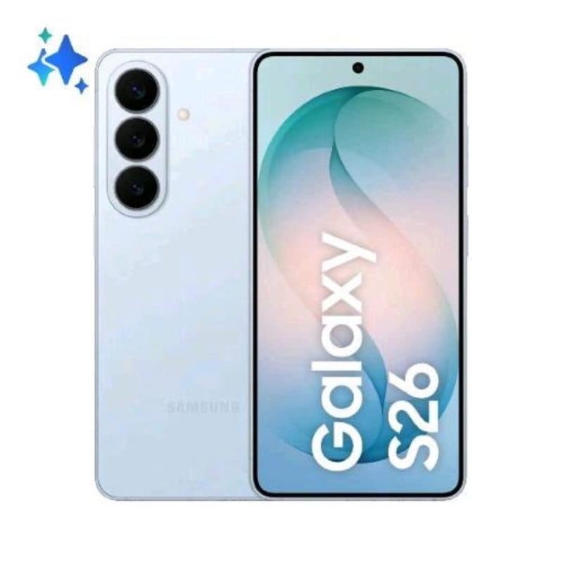 Smartphone 5G dual SIM 6,3 pollici octa core 256GB RAM 12GB azzurro - Samsung Galaxy S26 S942