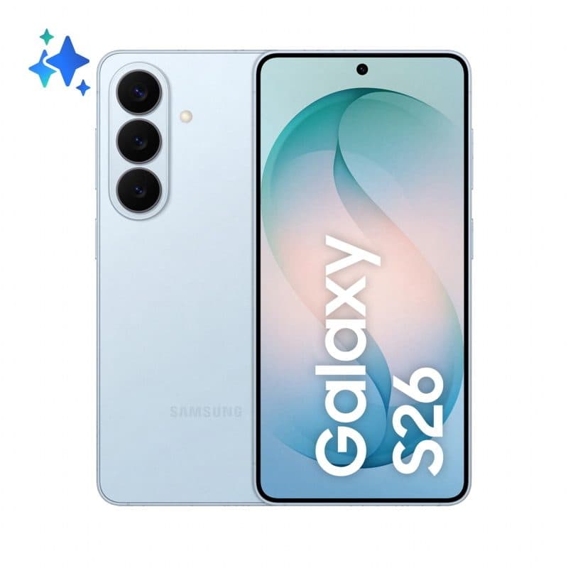 Smartphone 5G dual SIM 6,3 pollici Android 16.0 12GB RAM 512GB 4300 mAh USB-C blu - Samsung Galaxy S26
