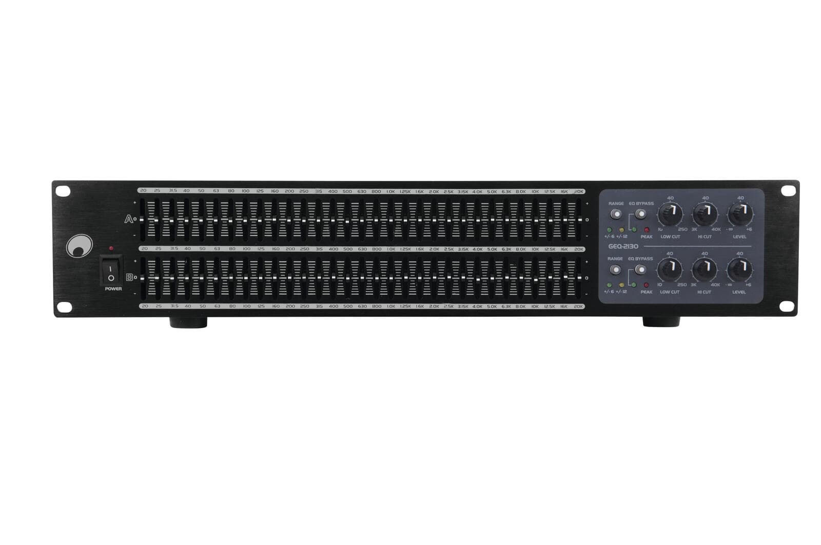 OMNITRONIC GEQ-2310 Equalizzatore grafico 2x31 bande - 10355526