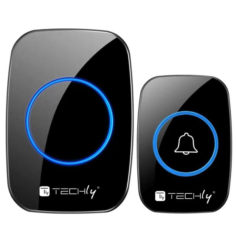 Kit Campanello Wireless fino a 300m - Techly I-BELL-RING04