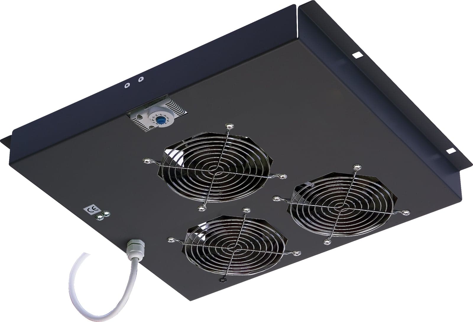 Gruppo 3 Ventole Soffitto con Termostato per Armadi Rack - Intellinet I-CASE FAN-10 19"