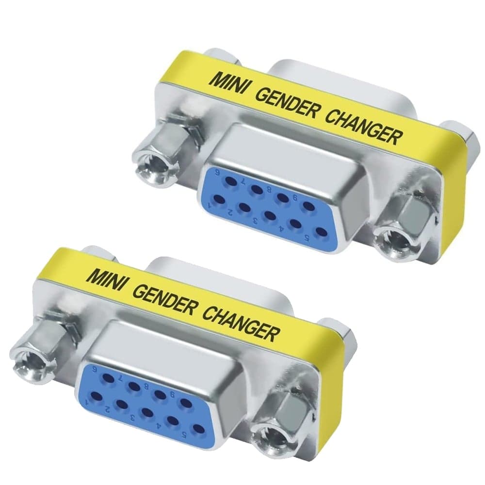 Mini Gender Changer Standard DB 9 Poli F/F - Manhattan IADAP 735-09