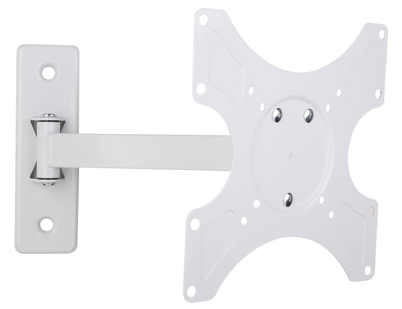 Supporto a Muro per TV LED LCD 19-37" Inclinabile 2 Snodi Bianco - Techly ICA-LCD 2901WH
