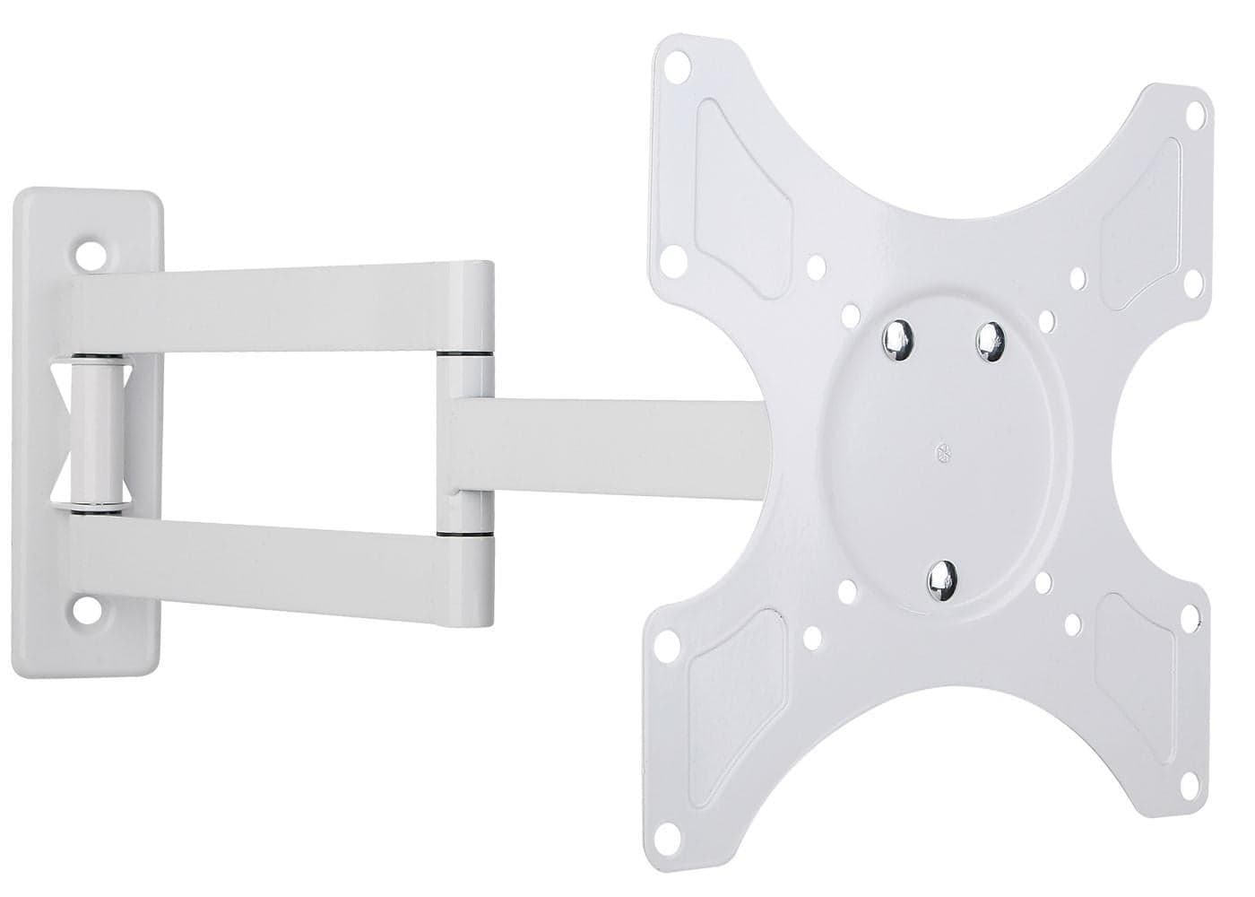 Supporto a Muro per TV LED LCD 19-37" Inclinabile 3 Snodi Bianco - Techly ICA-LCD 2903WH