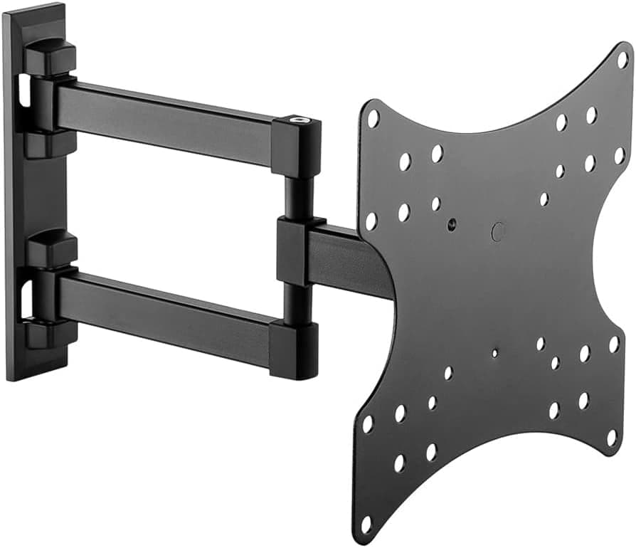 Supporto a Muro per TV 23-42" Inclinabile 3 Snodi Nero - Techly ICA-LCD 2923E