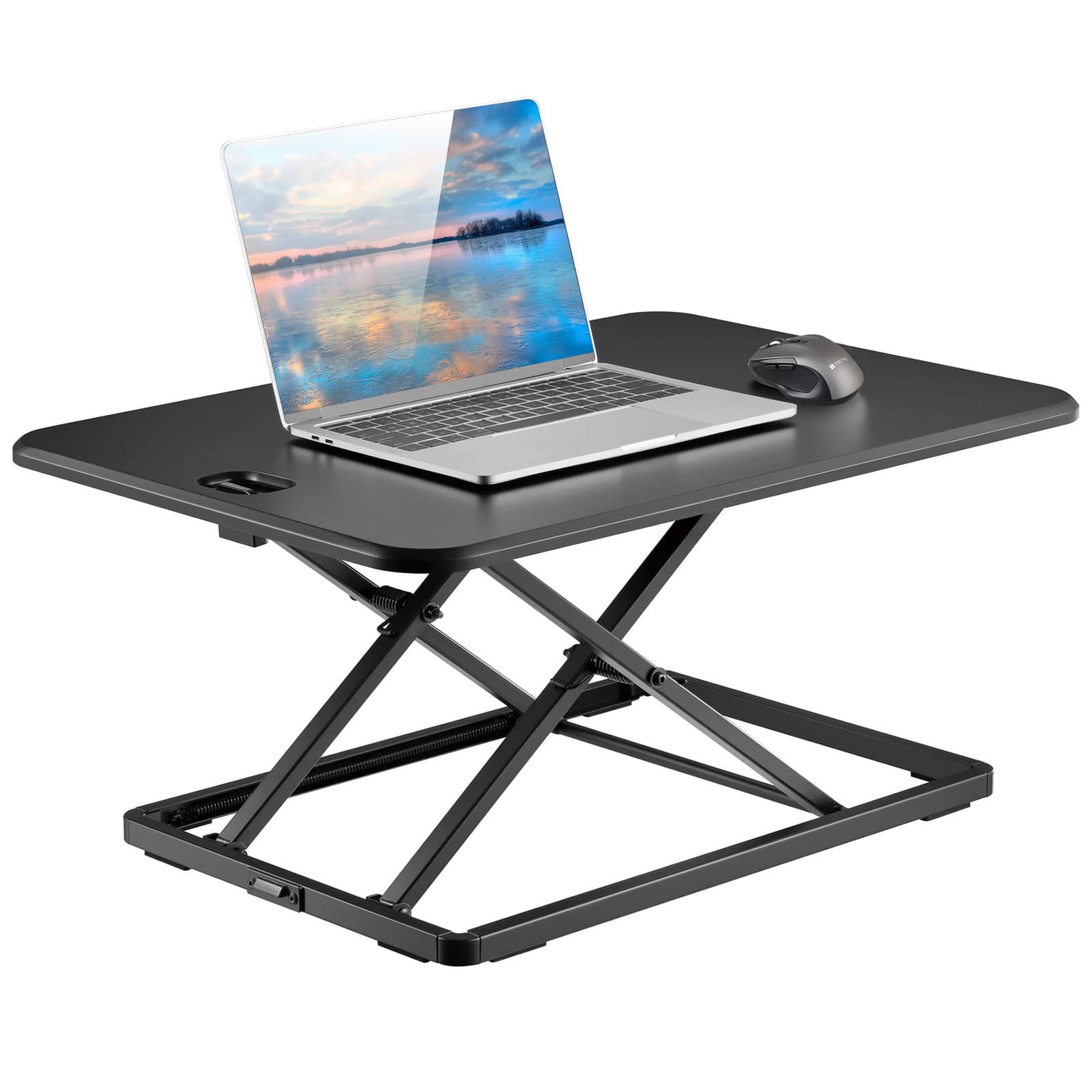Convertitore da Scrivania Sit Stand Altezza Regolabile Ultra Slim - Techly ICA-LCD 302