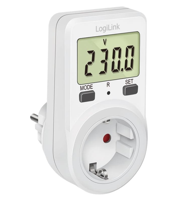 Contatore di Energia con Misurazione dei Costi Energetici - Logilink IPW-ADP-ENM3