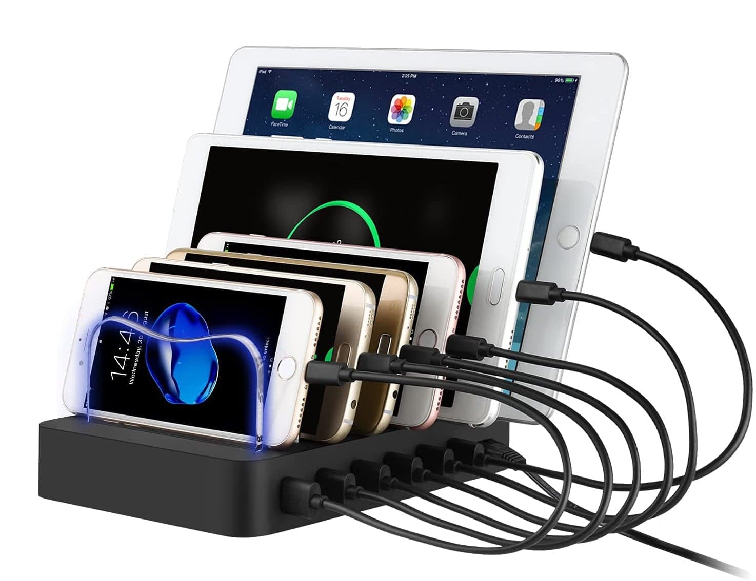 Docking Station Stazione di Ricarica 6 Porte USB - Manhattan IPW-USB-MULTI6